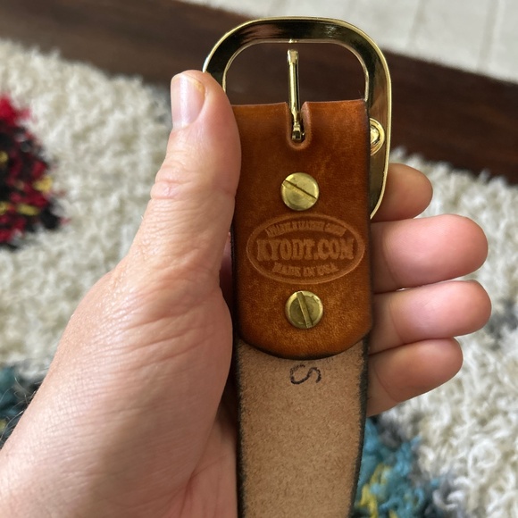 Custom Leather Belt from KYODT - Picture 3 of 4